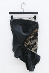 marc le bihan beaded lace silk top 26152 E23 black